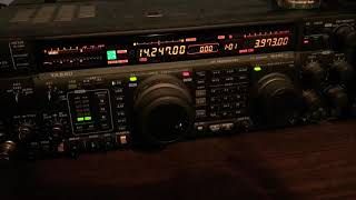 YAESU FT1000MP MARKV on HF [upl. by Idrahs]