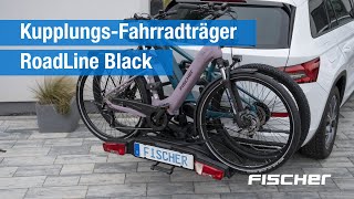 FISCHER KupplungsFahrradträger RoadLine Black Montagevideo ArtNr 102266 [upl. by Aihsila]