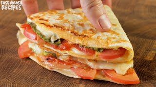 Incredible Quick breakfast ready in a few minutes Easy and delicious tortilla recipe [upl. by Atimed]