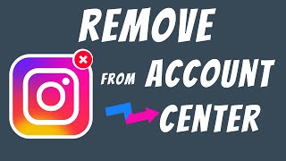 How to remove Instagram account from account center [upl. by Lienhard]