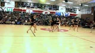 Troy High School Dance Team Red Hots Prom Rally 2013 [upl. by Verlie]