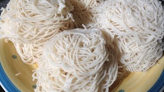 String HoppersIdyappa with Rice Flour Using Stand Mixer SRI LANKAN [upl. by Boaten]