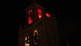 Ministriles luminarias y campanas Parroquia de Santiago 2016 Utrera Digital [upl. by Londoner813]