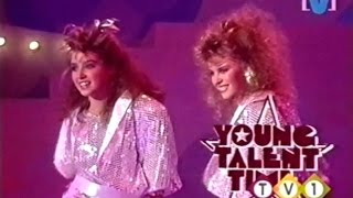 Kylie Minogue amp Dannii Minogue  Sisters Are Doing It For Themselves Young Talent Time 1986 [upl. by Saimerej]