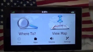 Garmin Nuvi 2689LMT Map and Vehicle Settings [upl. by Steve]