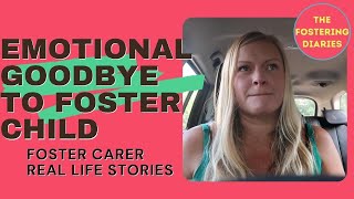 Emotional Goodbye to Foster Child  Placement End  Bridging Process  The Fostering Diaries [upl. by Schouten]