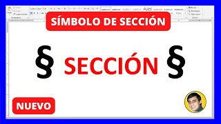 Cómo Hacer el SÍMBOLO de SECCIÓN § en el TECLADO Cómo PONER el SIGNO de SECCIÓN [upl. by Okire]