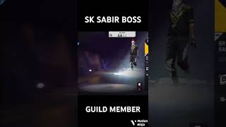 Sk Sabir Boss guild member send me friend request tgrnrz fifa pubgmobile shorts viral [upl. by Eniarrol449]