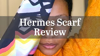 Hermes Scarf Review [upl. by Eldin]