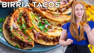 Easy Birria Tacos  The Best Beef Tacos Recipe [upl. by Galan]