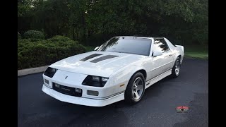 57 Liter V8 Powered 1989 Chevrolet Camaro IROC Z Test Drive [upl. by Korry]