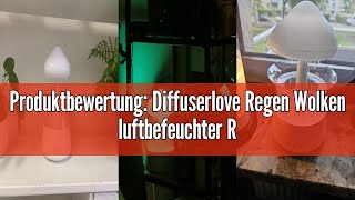 Produktbewertung Diffuserlove Regen Wolken luftbefeuchter Rain Cloud Humidifier mit Fernbedienung P [upl. by Dlnaod]