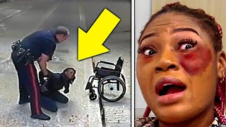 DISABLE Woman Harassed by White Cops They BEG her After Seeing [upl. by Lorollas]