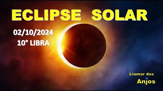 ECLIPSE SOLAR EM LIBRA OUT2024 [upl. by Atikim]