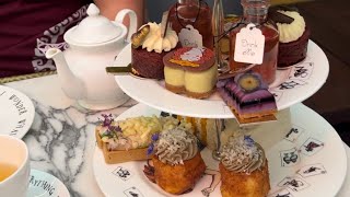 🏴󠁧󠁢󠁥󠁮󠁧󠁿 The best afternoon tea at Mad Hatters at Sanderson London food viral trending love [upl. by Feriga]