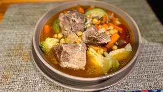 Caldo Tlalpeño con carne de res 🍲 [upl. by Alecia]