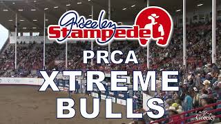 Greeley Stampede Xtreme Bulls 2023 Highlights [upl. by Parsaye665]