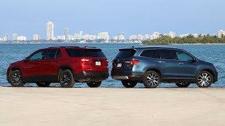 2019 Chevrolet Traverse vs 2019 Honda Pilot [upl. by Paulina]