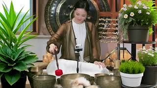 Experience the Symphony of Healing Tibetan Singing Bowls for Deep Relaxation [upl. by Skier]