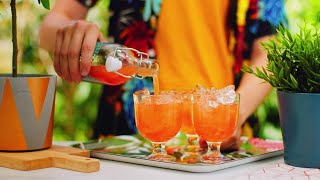 Rum Punch  Easy Batched Cocktail Recipe  Delightful Drinks [upl. by Kristel]