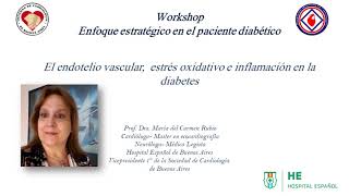 El endotelio vascular estrés oxidativo inflamación en la diabetes DRA RUBIO [upl. by Rettig]