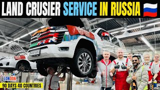 How Much For Land Curiser Service In Russia  Ep  46 India To London Road Trip [upl. by Acinej]