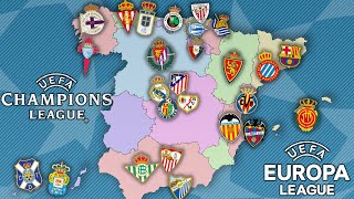 ¿QUÉ EQUIPOS HAN JUGADO EN EUROPA [upl. by Marjy]