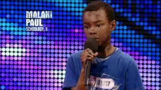 Malaki Paul Britans Got Talent Audition Amazing MUST WATCH [upl. by Batholomew]