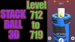 I Played Stack Ball From Level 712 To 719 [upl. by Ranee417]