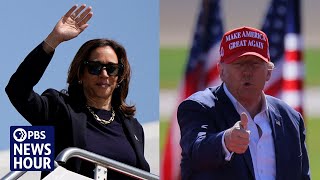 Harris and Trump prepare for highstakes debate as new polls show race close as ever [upl. by Lokim]