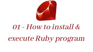 How to Install Ruby  Learn Ruby for beginners  part 1 [upl. by Dareece]