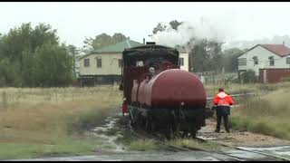 The first train turns at Wallangarra April 2009 [upl. by Anuqahs]