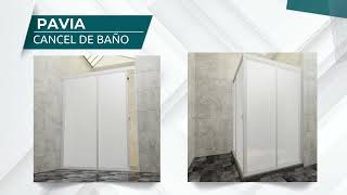 Canceles de baño GAMA ECONÓMICA Combina aluminio con vidrio plástico acrílico y policarbonato [upl. by Anaitak]