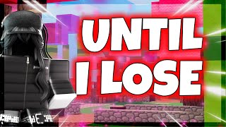 SKYWARS UNTILL I LOSE ☠️ Roblox Bedwars Gameplay [upl. by Sadoff]