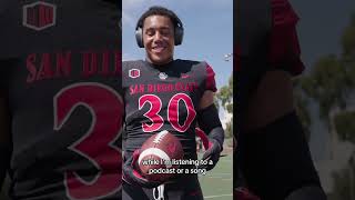 Playmaker Spotlight Dominic Oliver from sdsu football [upl. by Torras755]