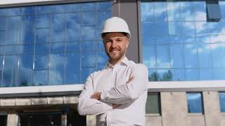 an engineer in a white shirt and helmet stands aga 2023 11 27 04 52 42 utc [upl. by Leifeste]