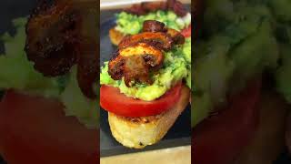 Creamy savoury smashed avocado toast with proteinpacked beans and fresh herbs  Save this recipe f [upl. by Marianna183]