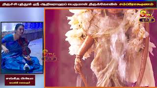 ராமர் அபிஷேக சிறப்பு வயலின் இசை  Shree Aadhi Varaha Perumal Temple  Stv Bakthi [upl. by Marika]