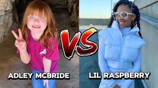 Lil Raspberry Vs Adley McBride A For Adley Lifestyle Comparison [upl. by Nylecoj]