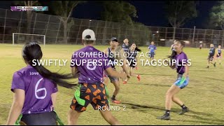 Homebush Oztag Swiftly Superstars vs Tagsciples  Round 2 [upl. by Orion]