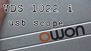 013  OWON 1022i usb oscilloscope 2 ch  25MHz [upl. by Marni]