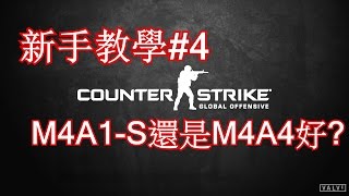 【CSGO】新手教學4  M4A1S還是M4A4好 [upl. by Tanhya]