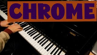 Damso  Chrome  Piano Cover Tutorial Accords Instrumental  PARTITION [upl. by Tennek]