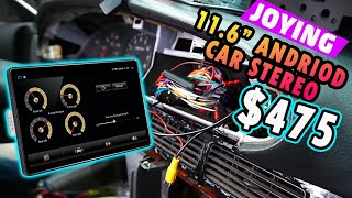 JOYING 116 Inch Car Stereo Android Install and Review [upl. by Nyleimaj731]