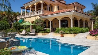 3 Million Dollar custom river front home on Floridas Coast [upl. by Annahsor]