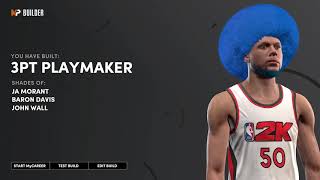 HOW to MAKE the BEST 3PT PLAYMAKER on NBA 2K21 NEXT GEN BEST POINT GUARD NEXT GEN 2K21 [upl. by Ovatsug]