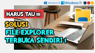 Cara Mengatasi File Explorer  Windows Explorer Sering Terbuka Sendiri di Windows 11 amp Windows 10 [upl. by Anneehs]