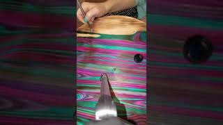 Using Folkart Ultra Dye to stain a board [upl. by Gent]