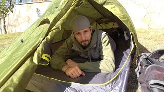 TENDA Ultralight FERRINO Sling 1  La monto in giardino [upl. by Mannos]