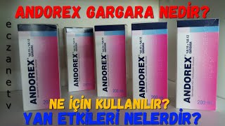 Andorex Gargara Nedir Andorex Gargaranın Yan Etkileri Nelerdir Andorex Gargara Nasıl Kullanılır [upl. by Addis]